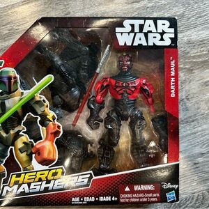 NIB Star Wars Hero Mashers Darth Maul Figure - Red and Black